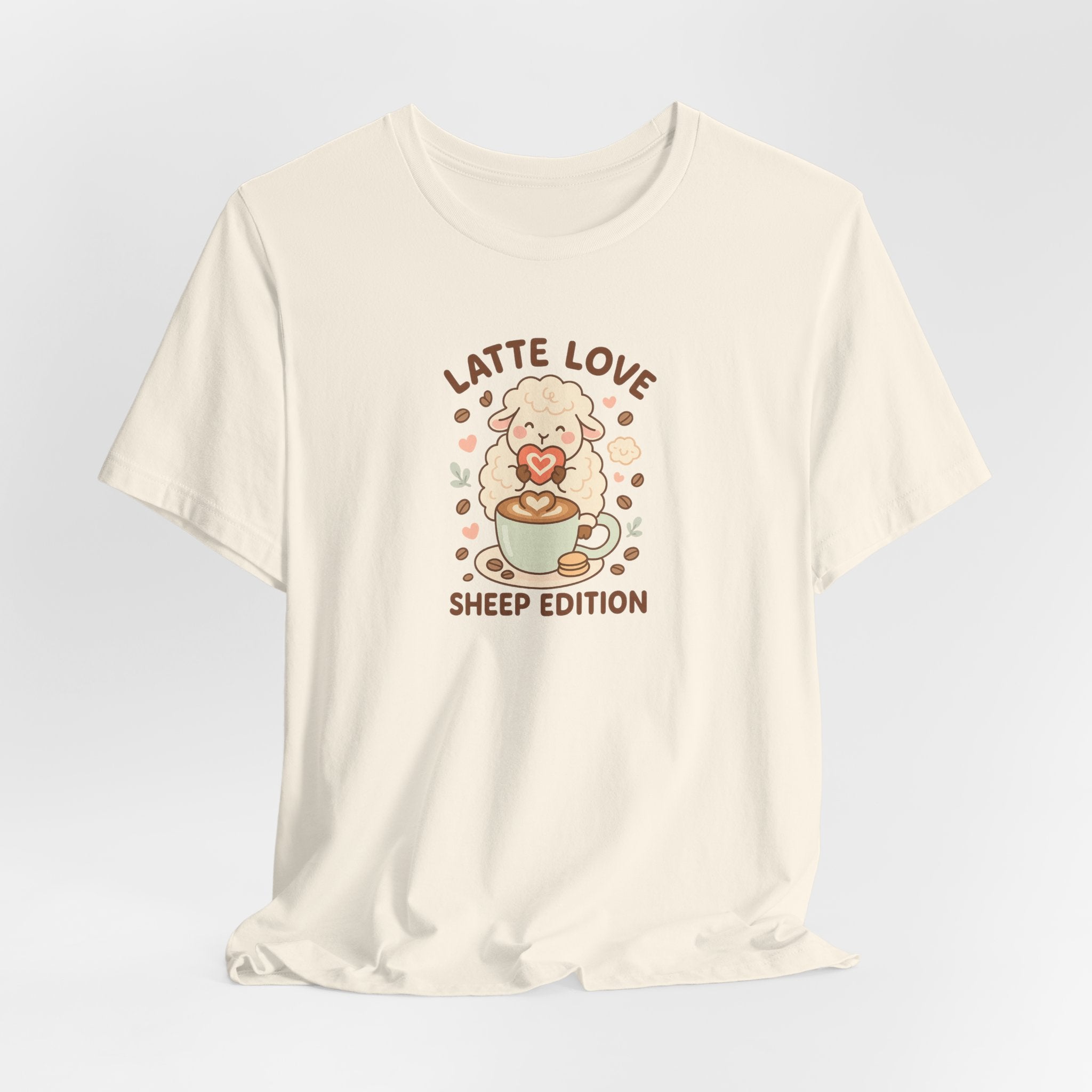 Latte Love, Sheep Edition – Graphic T-Shirt