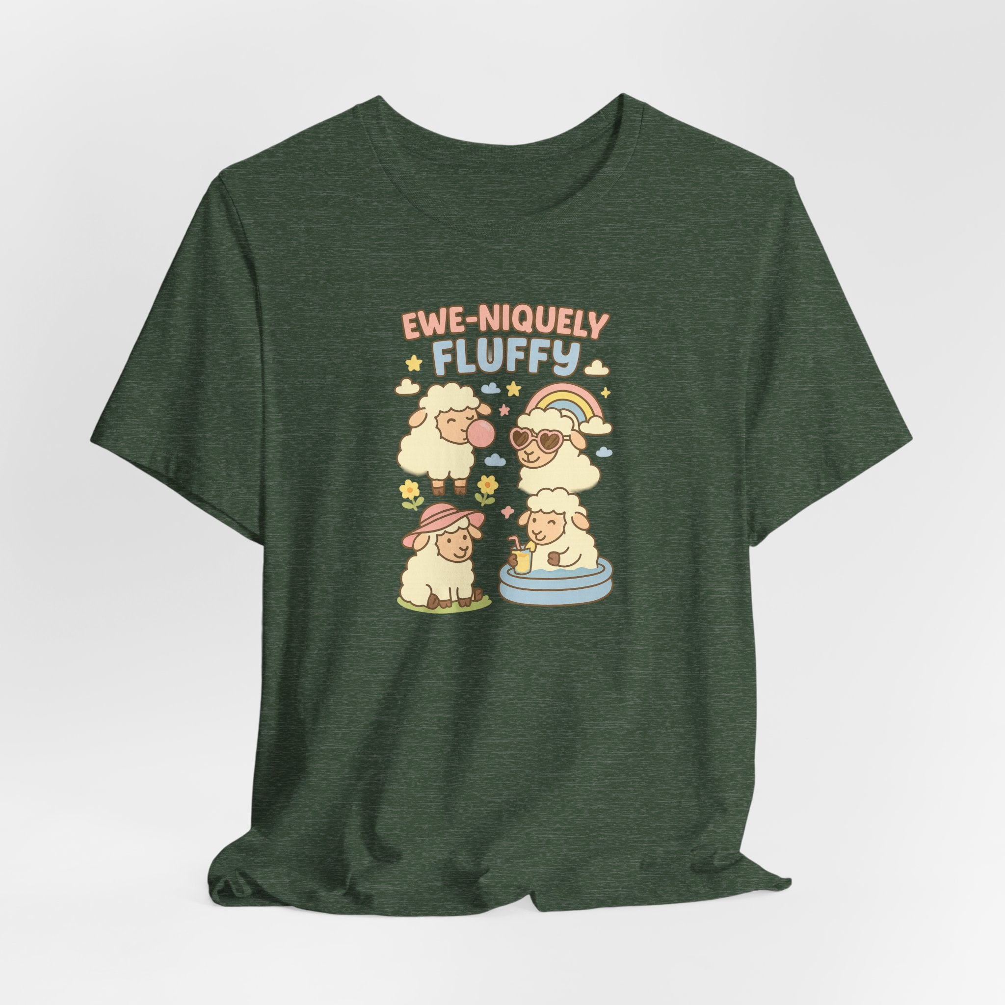 Ewe-niquely Fluffy – Graphic T-Shirt