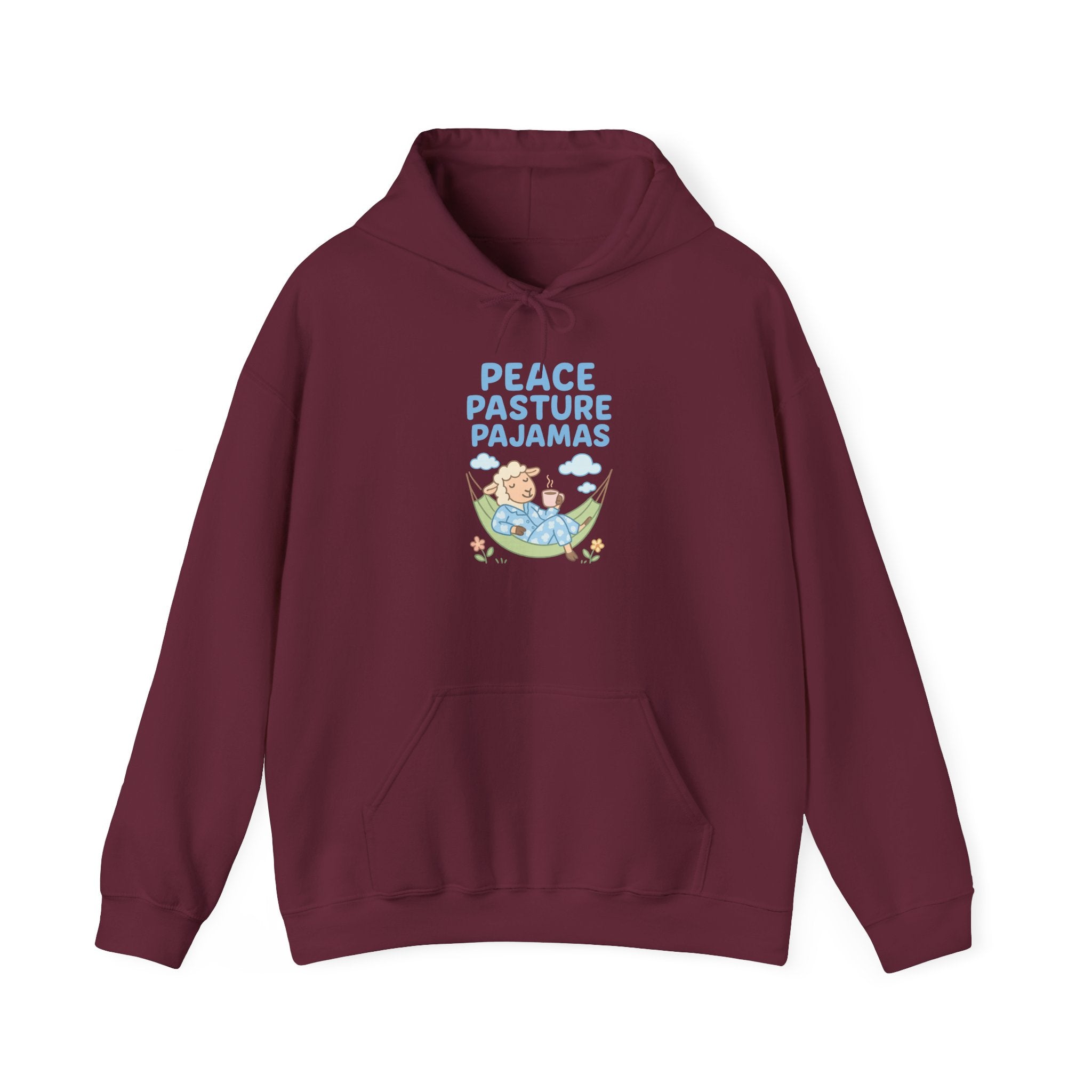 Peace Pasture Pajamas (Female Sheep) – Graphic Hoodie