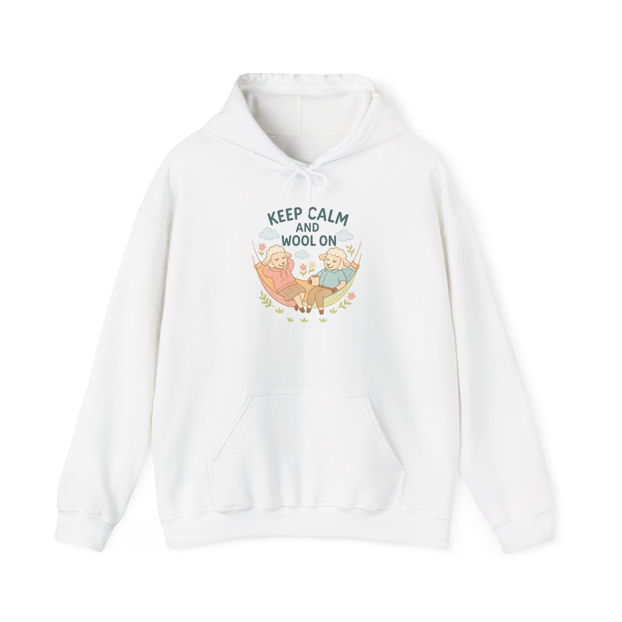 Keep Calm and Wool On – Graphic Hoodie