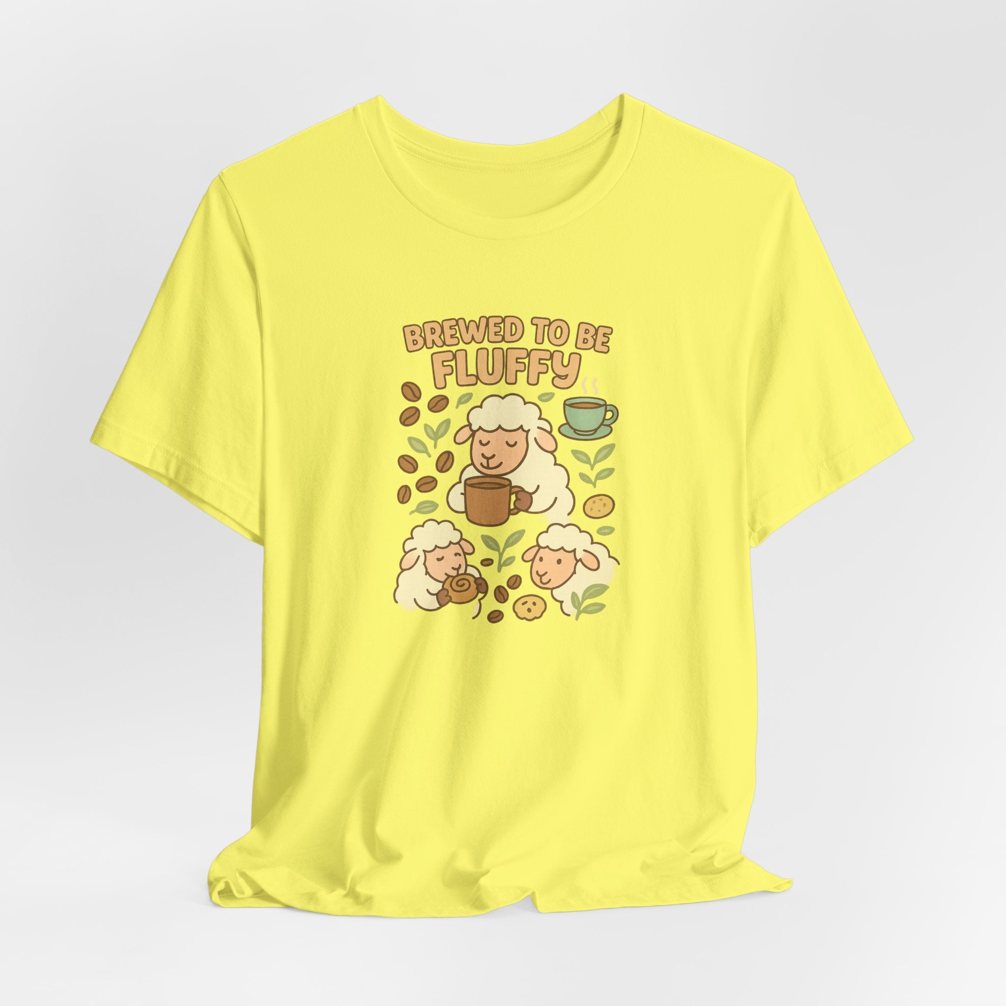 Brewed to Be Fluffy – Graphic T-Shirt