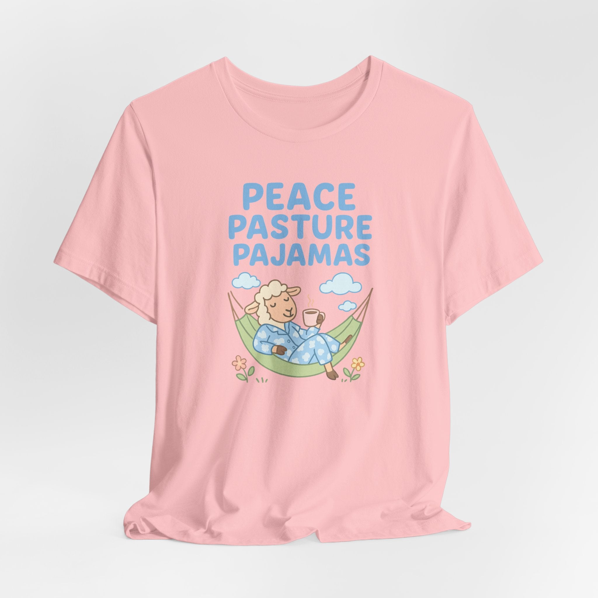 Peace Pasture Pajamas (Female Sheep) – Graphic T-Shirt