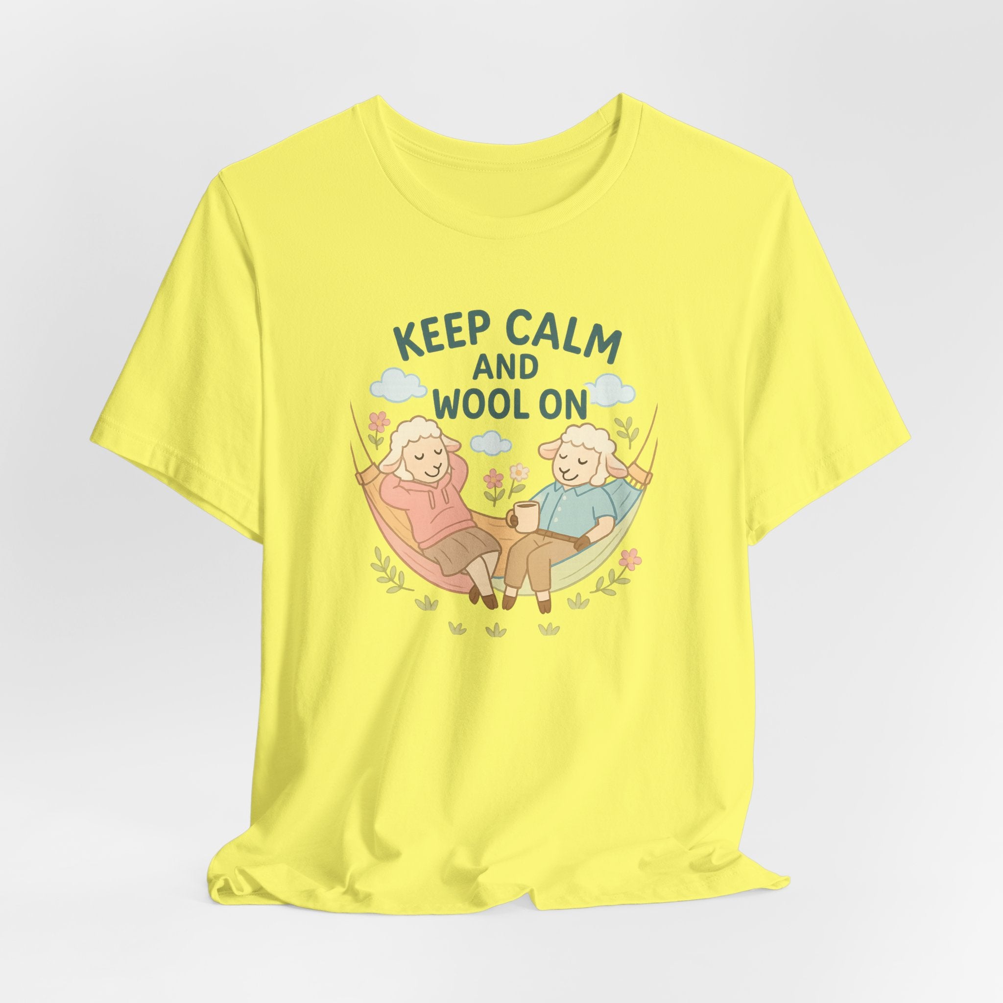 Keep Calm and Wool On – Graphic T-Shirt