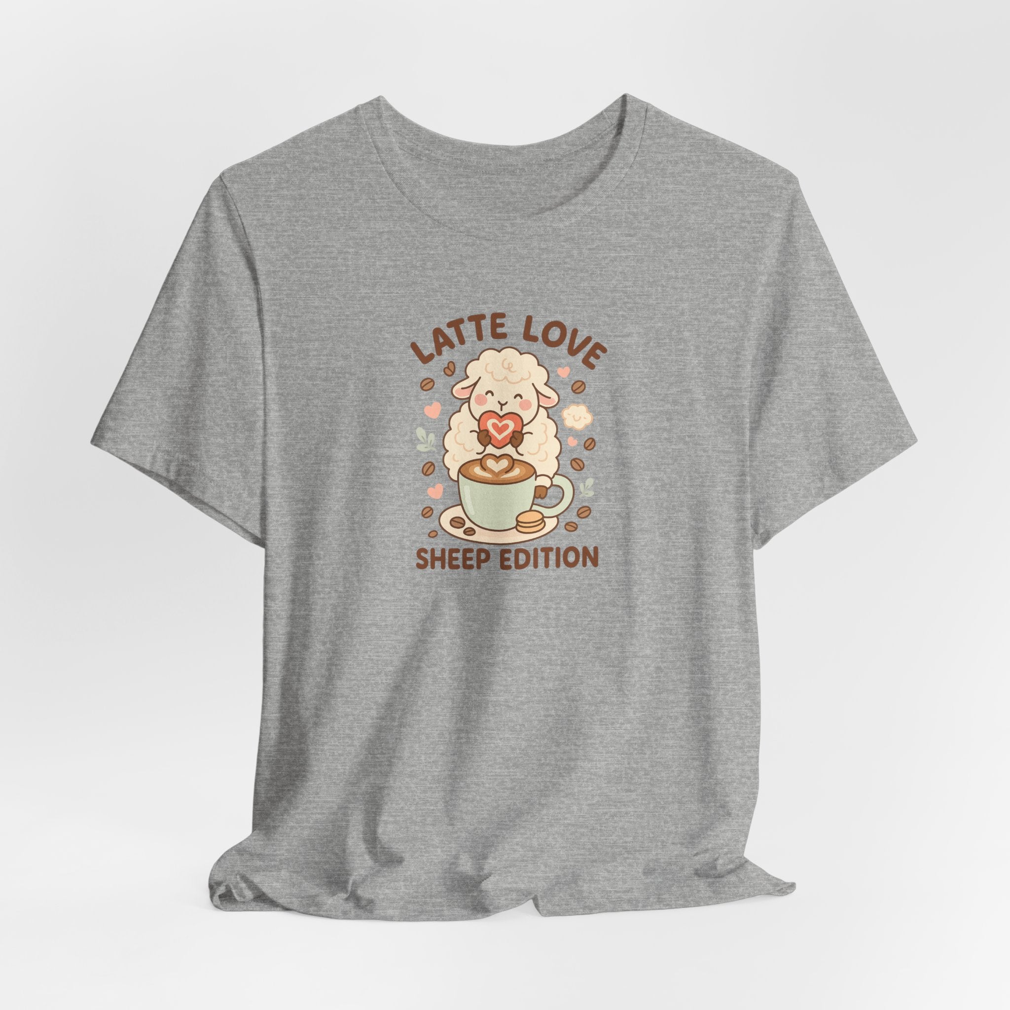 Latte Love, Sheep Edition – Graphic T-Shirt