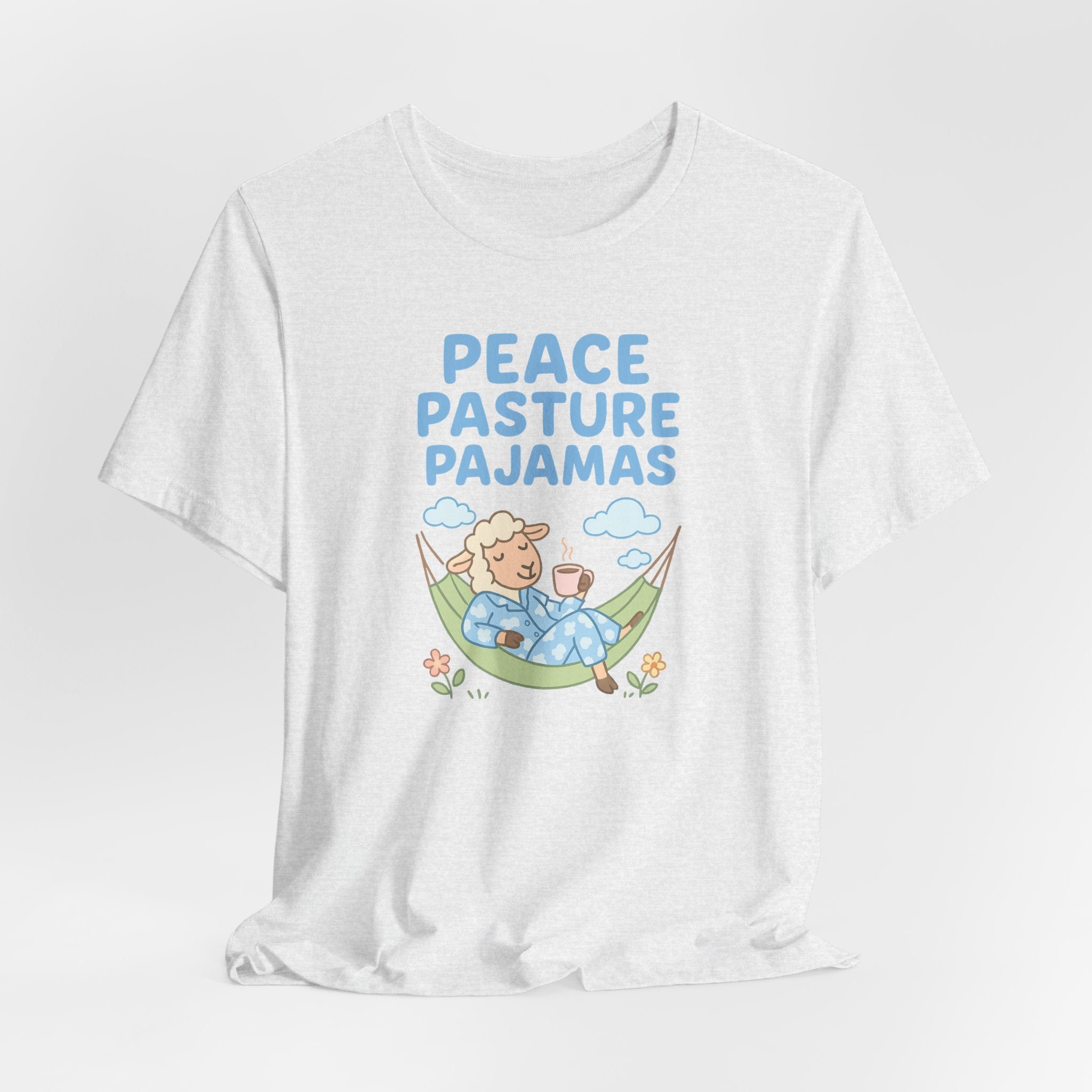 Peace Pasture Pajamas (Female Sheep) – Graphic T-Shirt