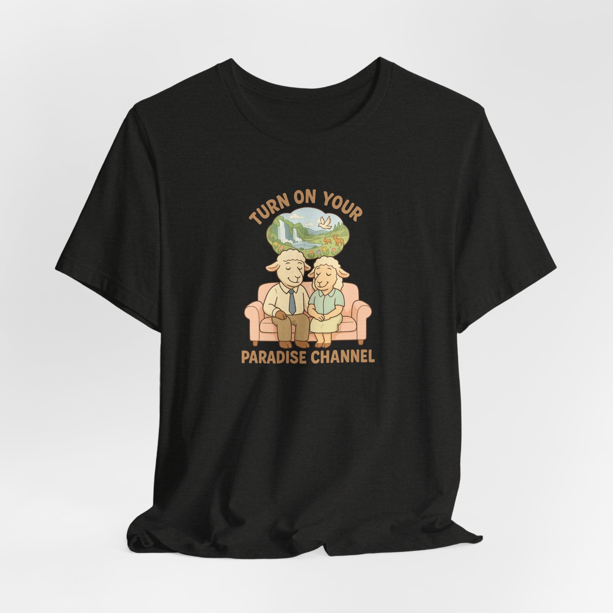 Turn On Your Paradise Channel – Graphic T-Shirt