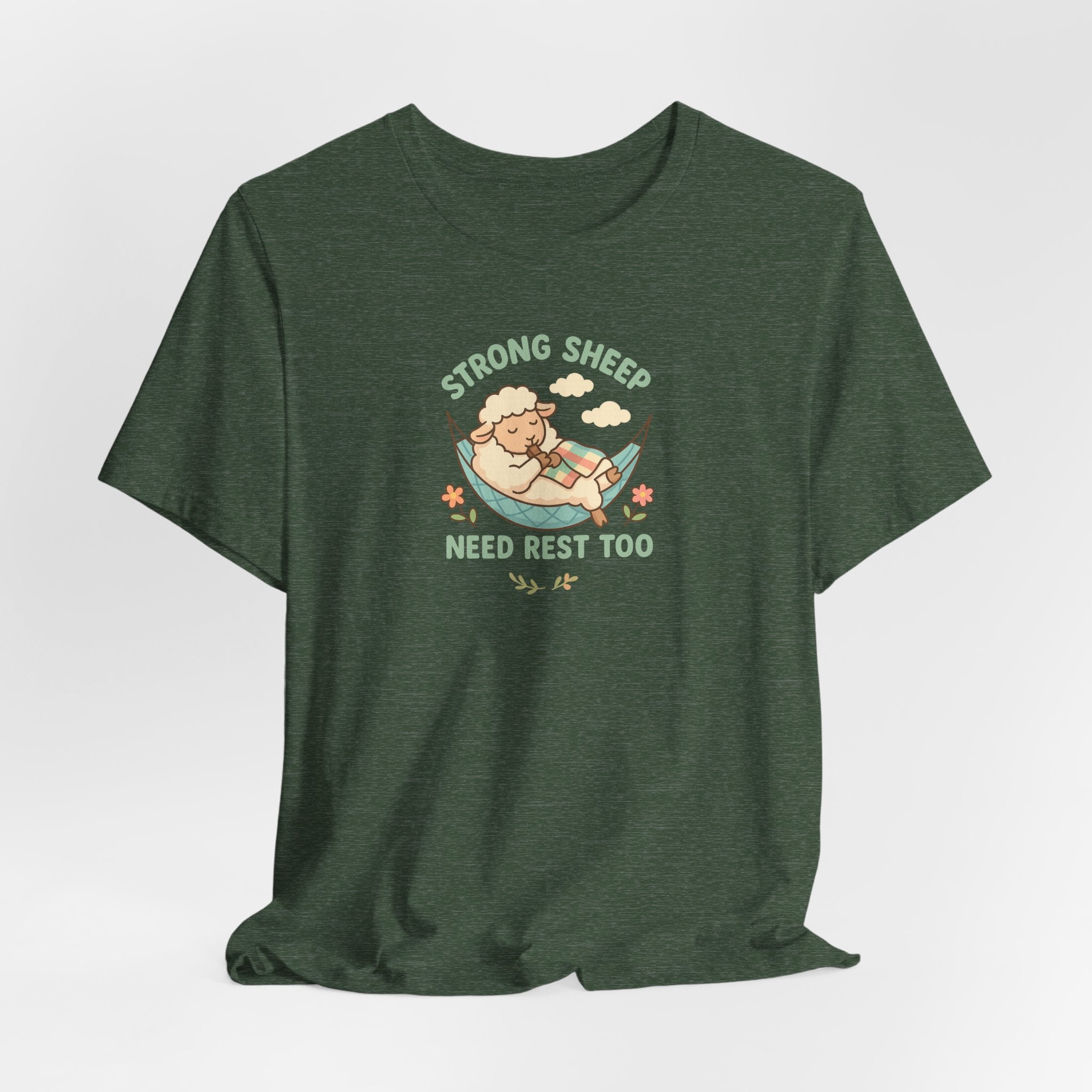 Strong Sheep Need Rest Too – Graphic T-Shirt