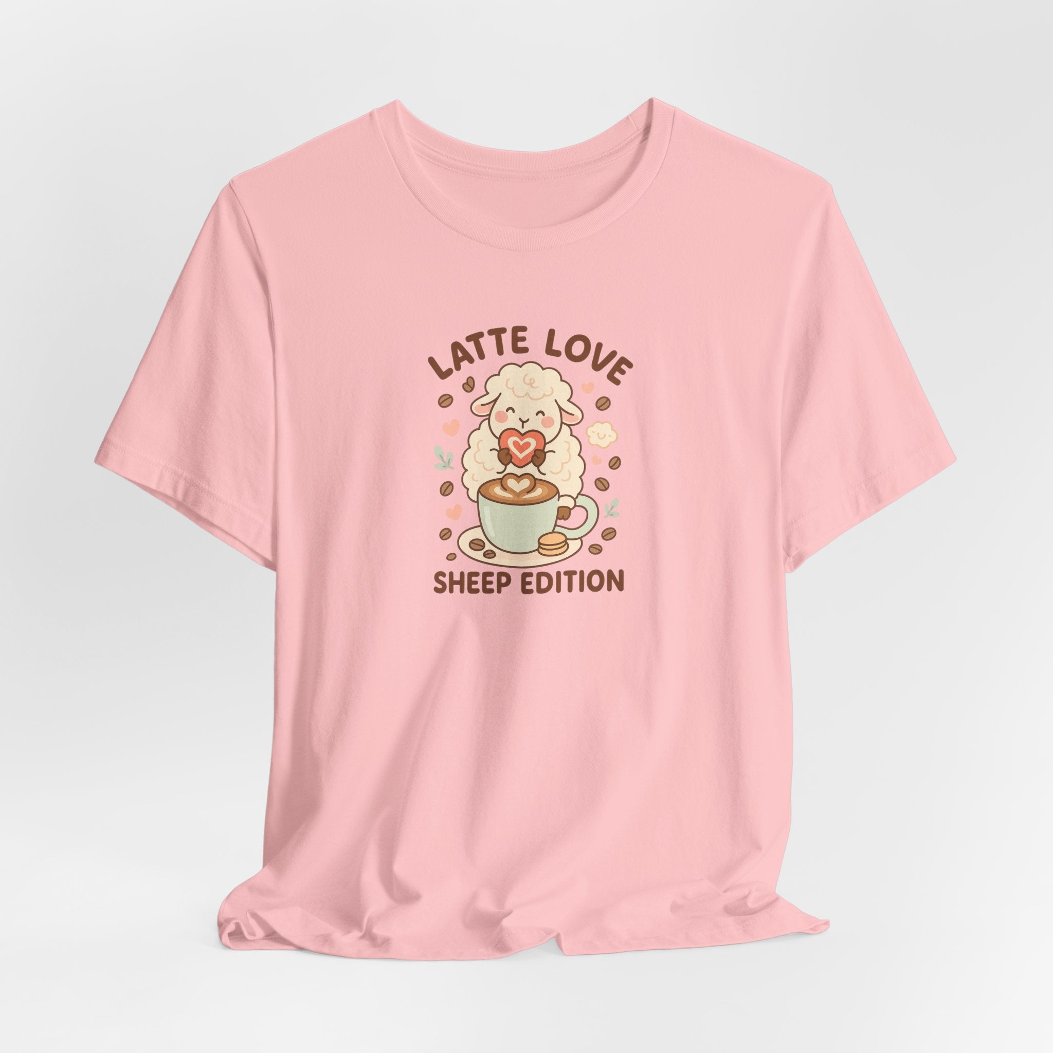 Latte Love, Sheep Edition – Graphic T-Shirt