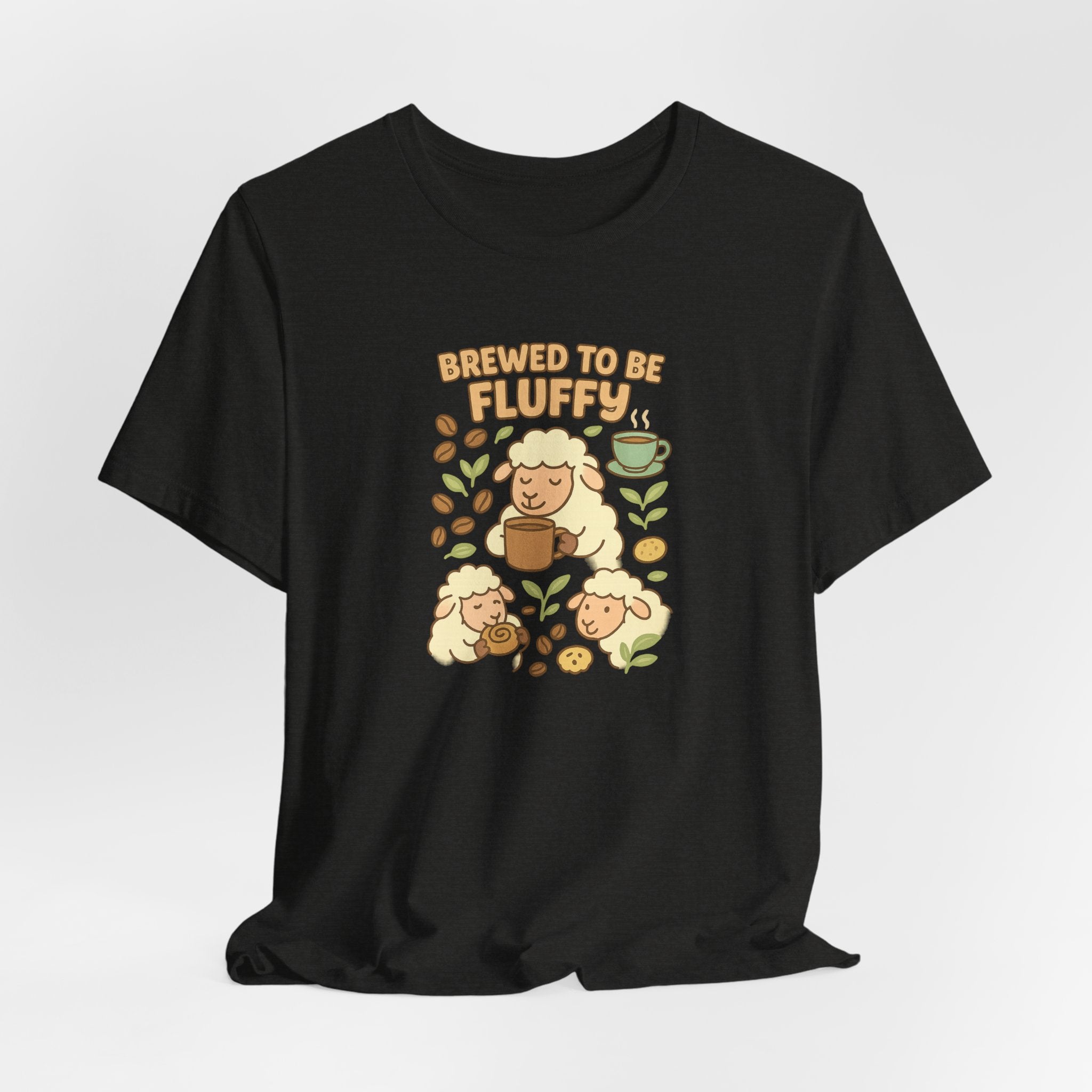 Brewed to Be Fluffy – Graphic T-Shirt