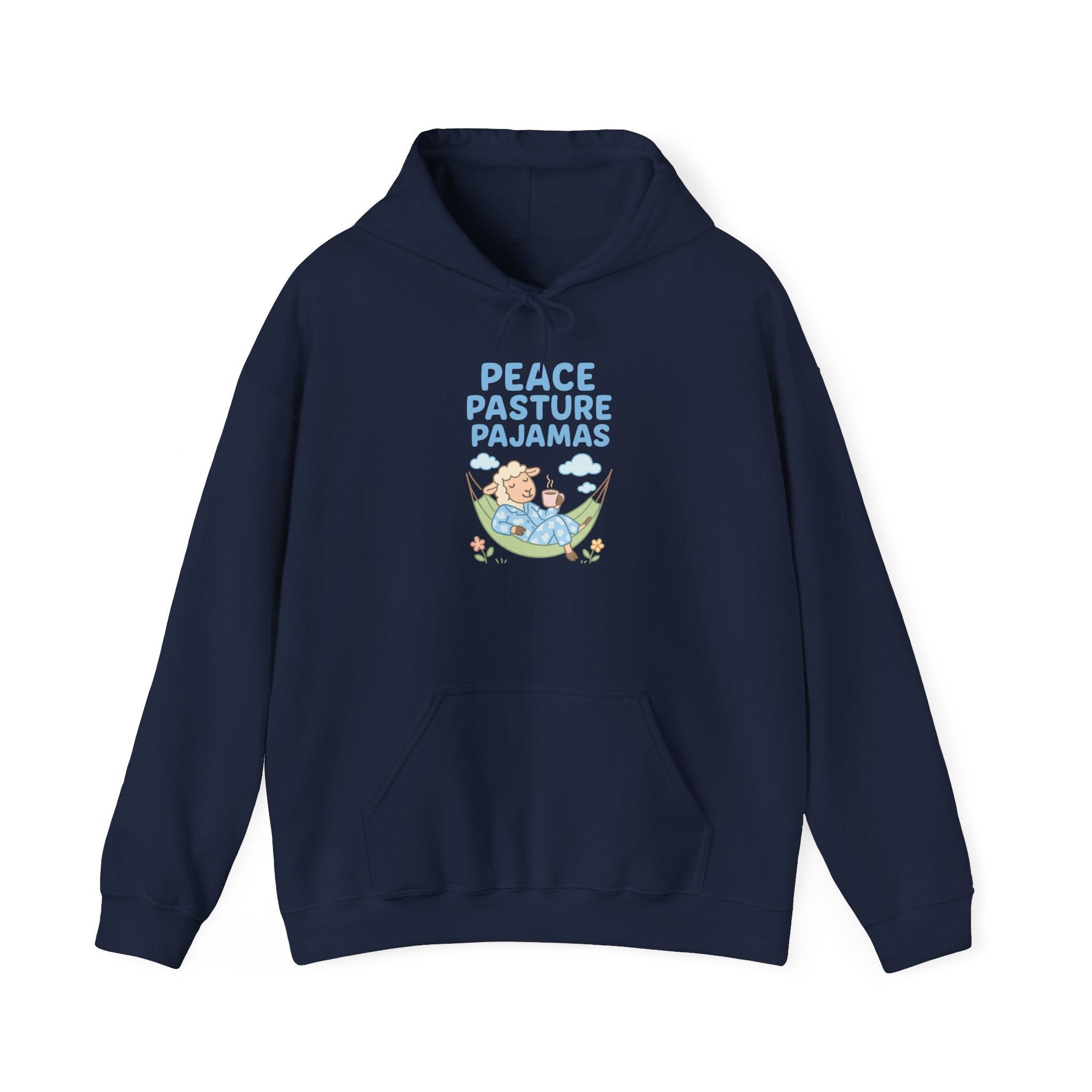 Peace Pasture Pajamas (Female Sheep) – Graphic Hoodie