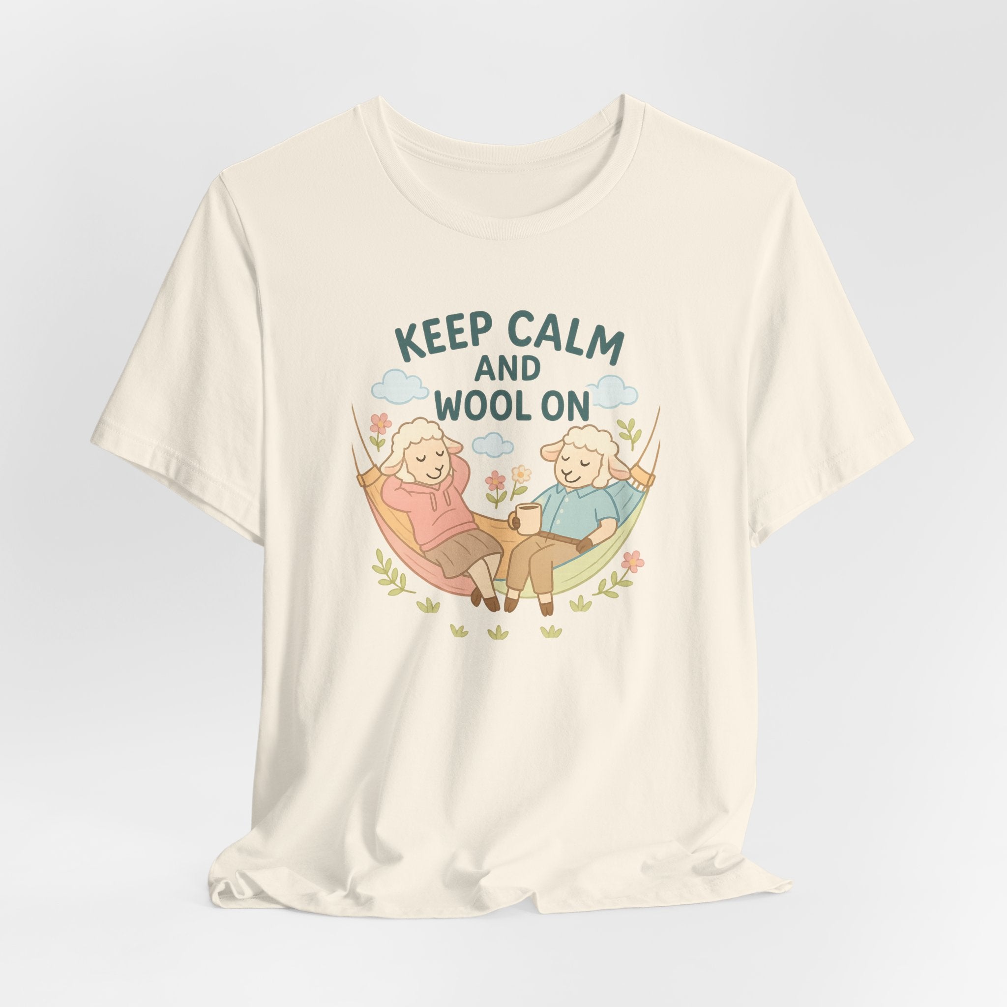 Keep Calm and Wool On – Graphic T-Shirt