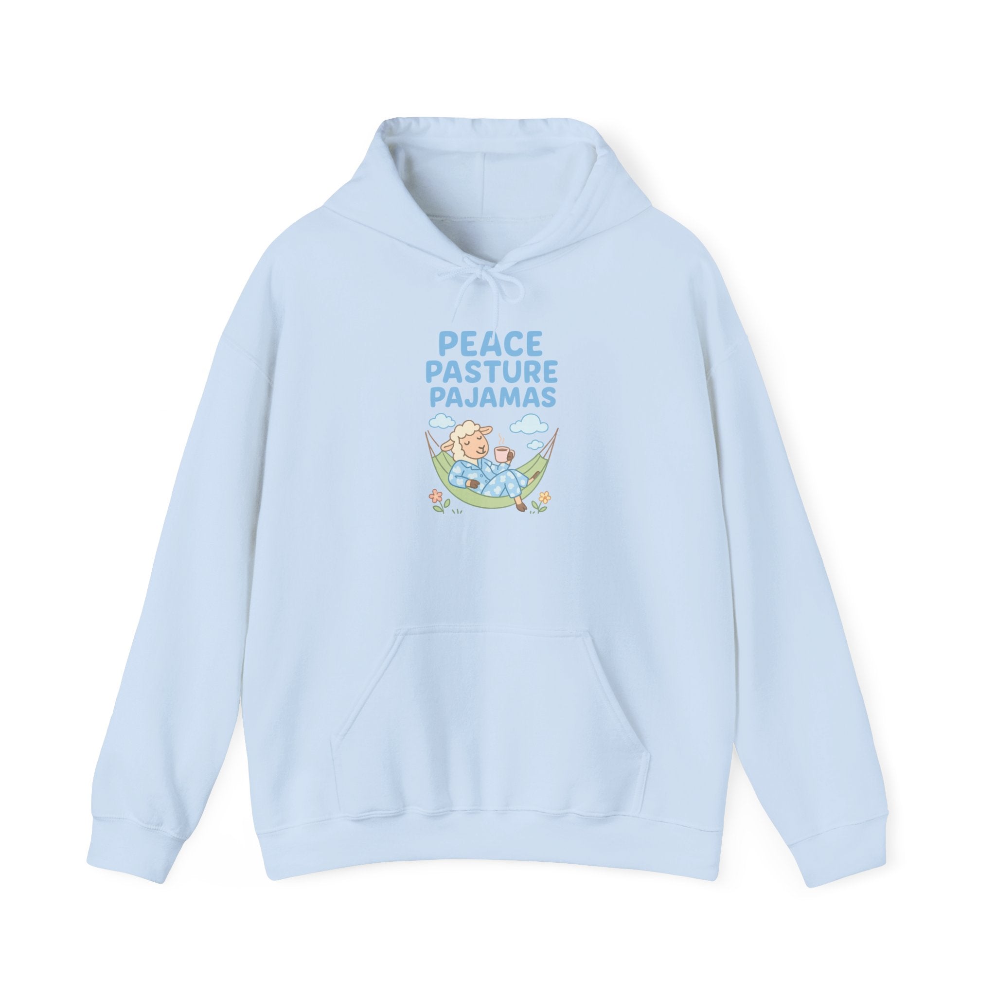 Peace Pasture Pajamas (Female Sheep) – Graphic Hoodie