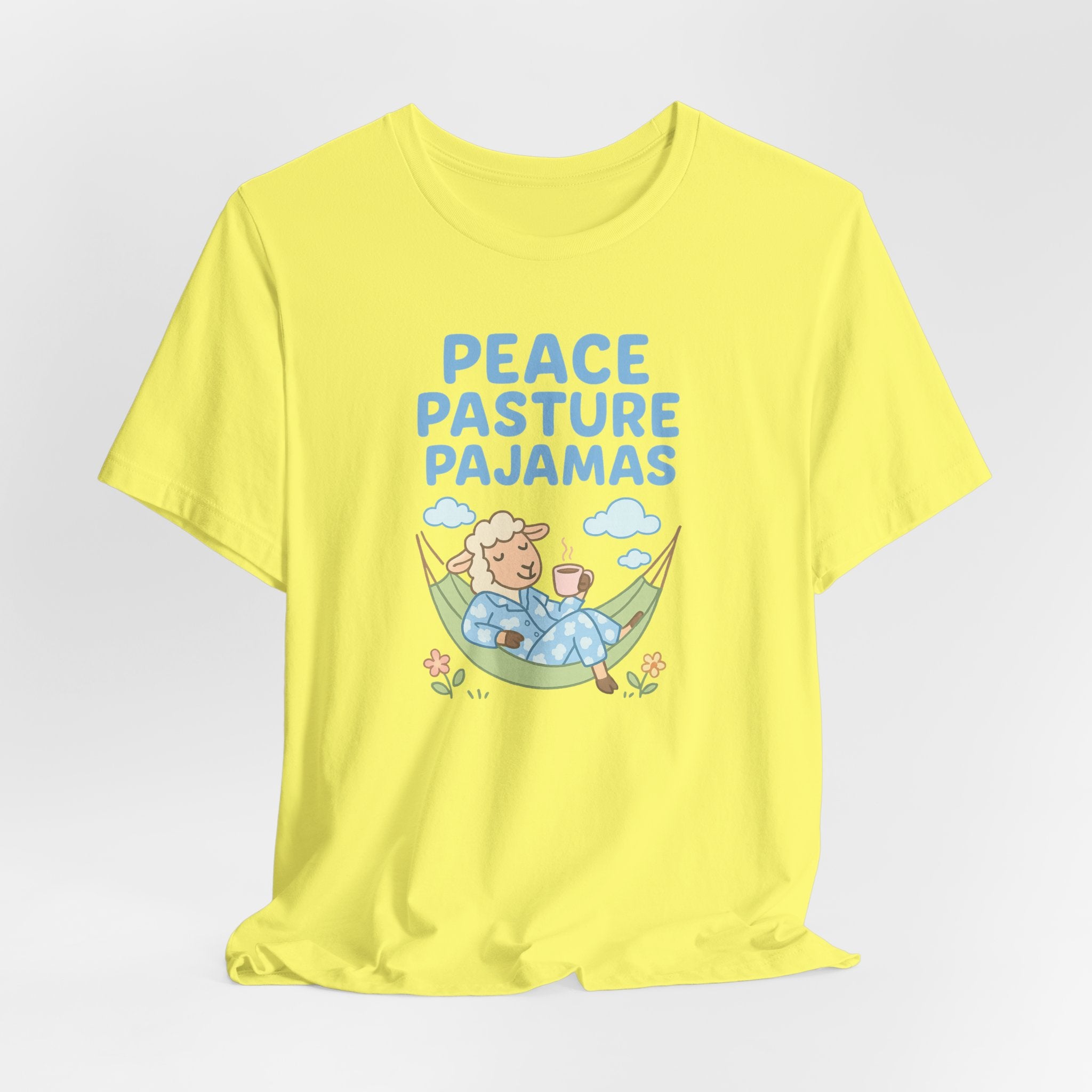 Peace Pasture Pajamas (Female Sheep) – Graphic T-Shirt