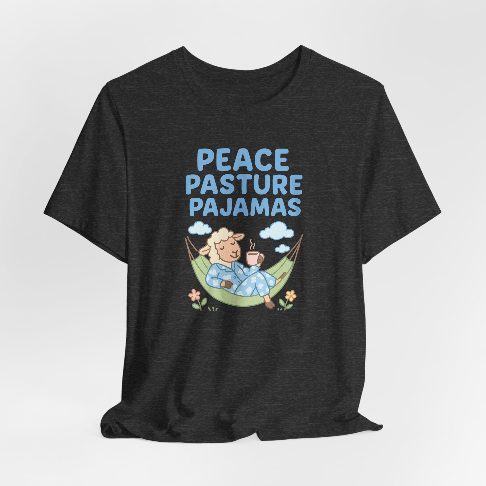 Peace Pasture Pajamas (Female Sheep) – Graphic T-Shirt