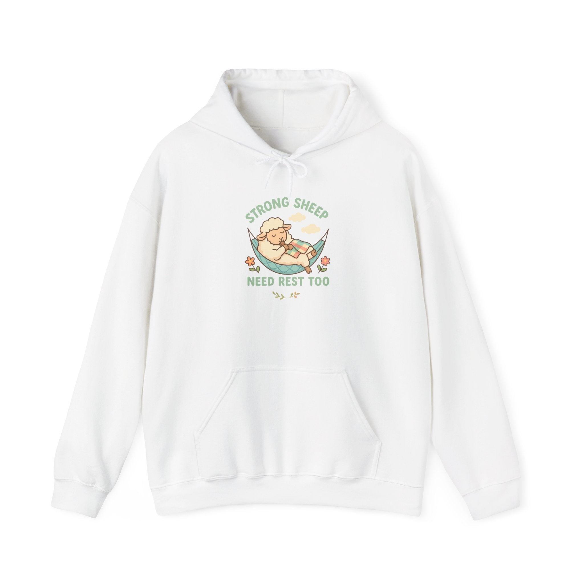 Strong Sheep Need Rest Too – Graphic Hoodie