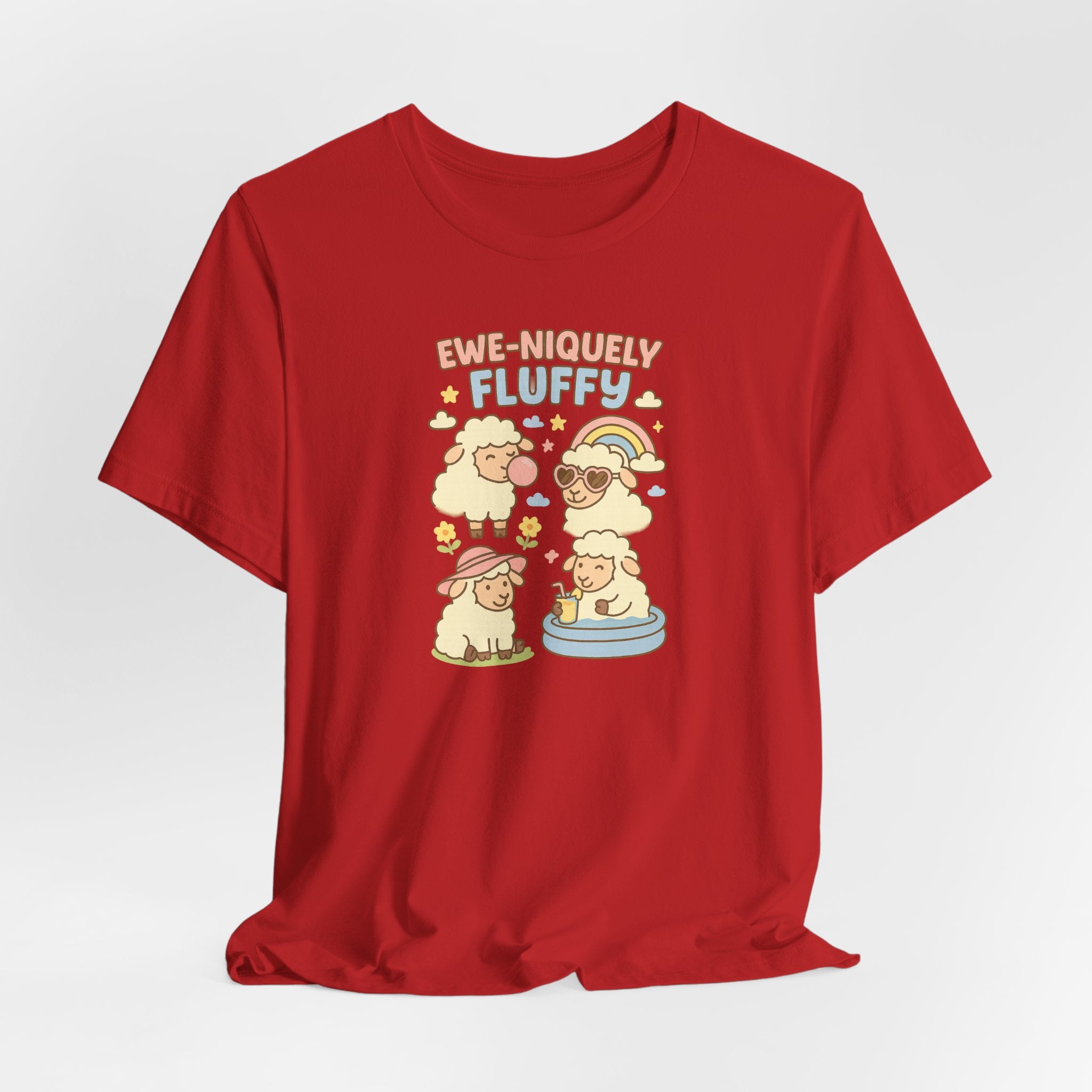 Ewe-niquely Fluffy – Graphic T-Shirt
